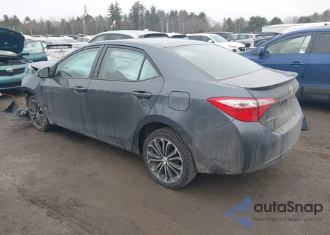 2015 Toyota Corolla S Plus z USA, uszkodzony, nr VIN 2T1BURHE2FC408466